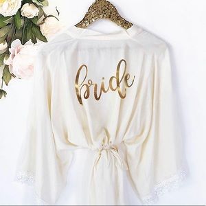 David’s bridal “Bride” Robe